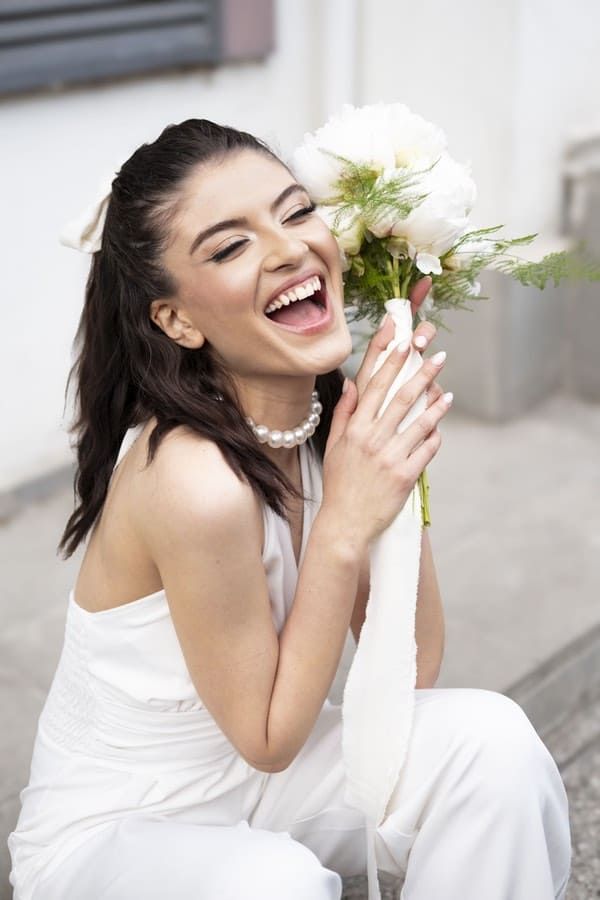 Before and after smile transformation for wedding preparation